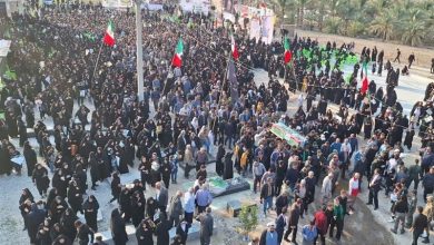 سنگ تمام همشهریان برای شهید “علی دشتبوری”/ پیکر شهید مدافع امنیت در زادگاهش آرام گرفت + فیلم