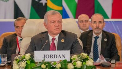 شاه اردن: دنیا با کوچاندن اجباری فلسطینیها مخالفت کند