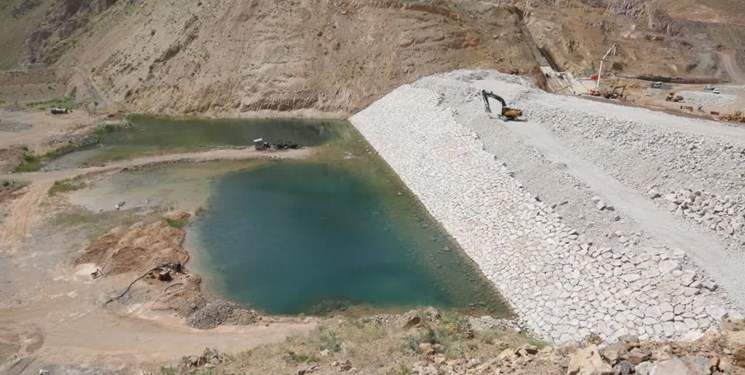 فیلم|آبگیری سد«بلوبین»همزمان با سفر رئیسجمهور به زنجان