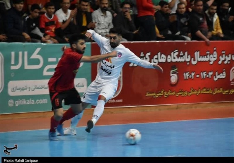 لیگ برتر فوتسال، پیروزی پرگل گیتیپسند در خانه + تصویر