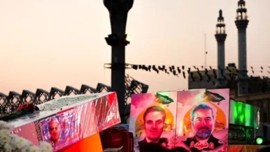 وداع با شهیدان عطایی و تقیزاده در دانشگاه جامع امام حسین (ع)