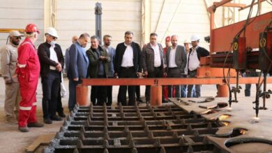 پیشرفت ۵۵ درصدی بزرگترین پایانههای شناور طرح جاسک