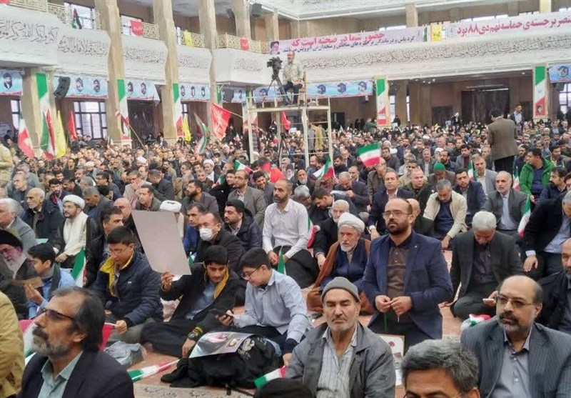 گرامیداشت حماسه 9 دی در 37 نقطه استان گلستان/ اعلام برائت مردم از فتنهگران + تصاویر