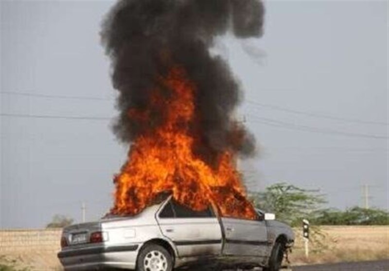 آتشسوزی سرویس مدرسه در ممسنی/ 7 دانشآموز مصدوم شد