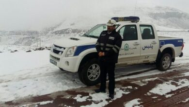 آمادگی پلیس راه خوزستان در پوشش جادههای برفگیر