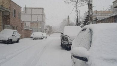 ارتفاع برف در شهرستان کوهرنگ به 32 سانتیمتر رسید