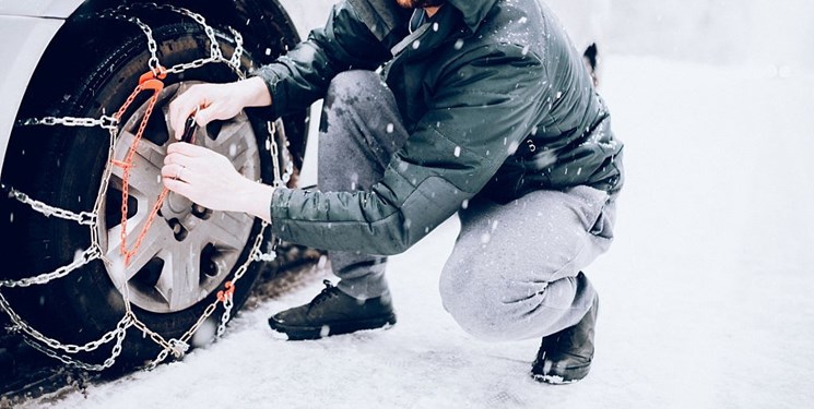 استفاده از زنجیرچرخ در جادههای کوهستانی مازندران الزامی است