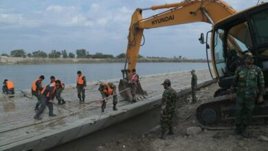 اعلام توانمندی ارتش در تولید انبوه پلهای شناور و هجومی