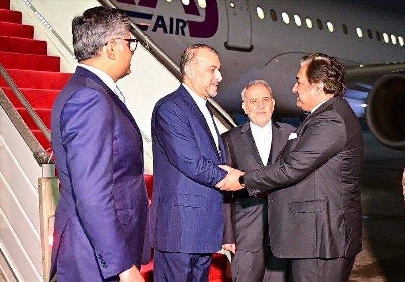 امیرعبداللهیان وارد اسلام آباد شد