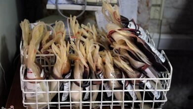 انتقال گروه خونی O منفی و فرآوردههای خونی از اصفهان به کرمان