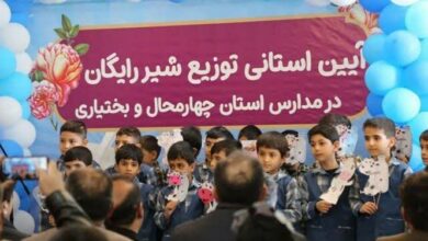 بیش از 100 هزار دانشآموز ابتدایی چهارمحال و بختیاری شیر رایگان دریافت کردند