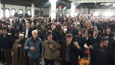 تجمع بروجردیها در حمایت از یمن و محکومیت حملات آمریکا+ فیلم