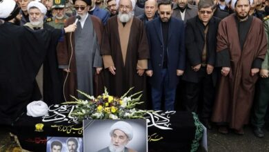 تشییع پیکر آیتالله علی ارومیان در مراغه