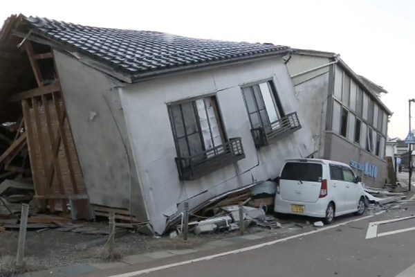 تلفات زمینلرزه ژاپن به ۶۲ نفر رسید