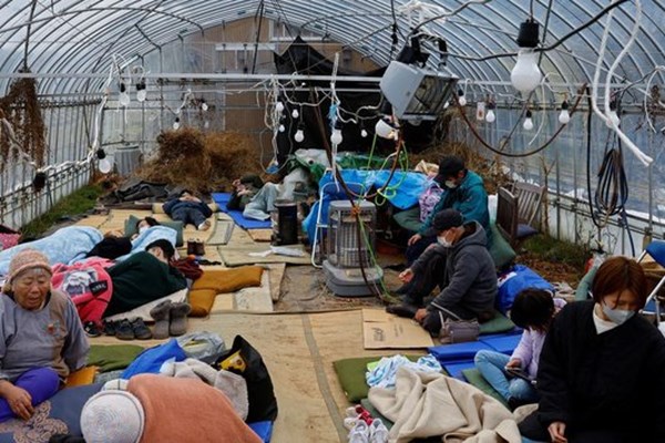 تلفات زمینلرزه ژاپن به ۶۲ نفر رسید