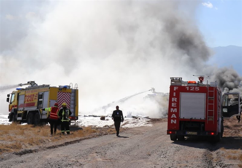 تمرین کامل طرح اضطراری فرودگاه بیرجند اجرا شد + تصویر