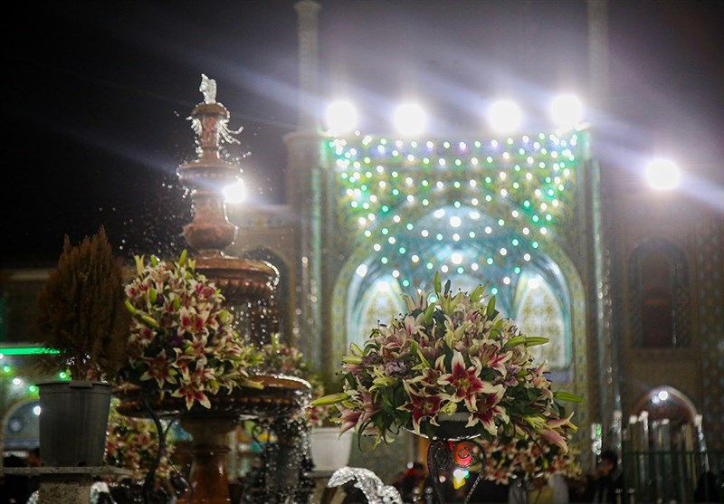 حال و هوای حرم حضرت فاطمه معصومه(س) در شب ولادت امام جواد(ع) + عکس