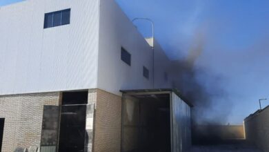 حریق در کارخانه ریسندگی و بافندگی نجفآباد اطفا شد