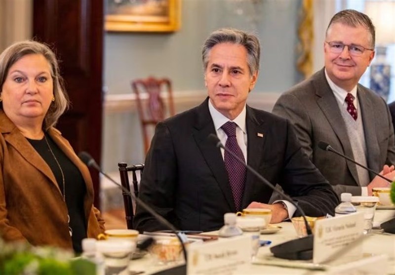 دیدار وزیر خارجه آمریکا با یک مقام ارشد دولتی چین در واشنگتن