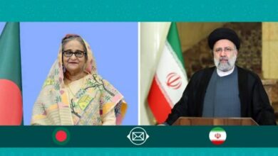 رئیسی آغاز دور جدید نخستوزیری در بنگلادش را تبریک گفت