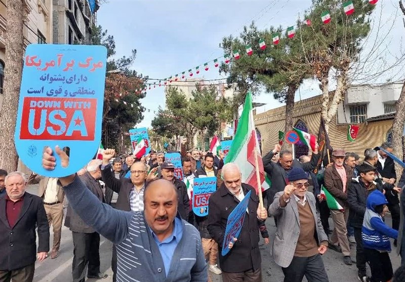 راهپیمایی نمازگزاران گلستانی در محکومیت جنایات رژیم صهیونیستی+فیلم