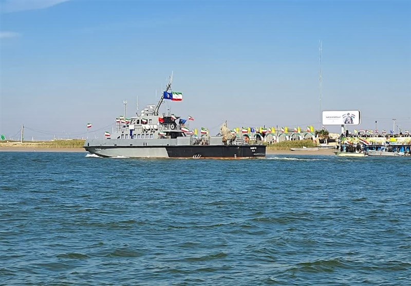 رزمایش مشترک دریایی ایران و عراق در اروندرود/ مانور 313 شناور سپاه به یاد مردم غزه + تصاویر