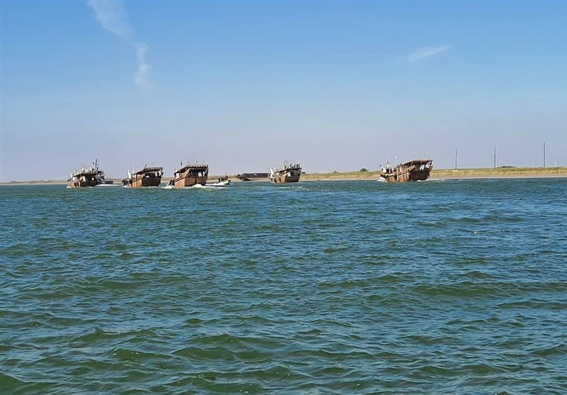 رزمایش مشترک دریایی ایران و عراق در اروندرود/ مانور 313 شناور سپاه به یاد مردم غزه + تصاویر