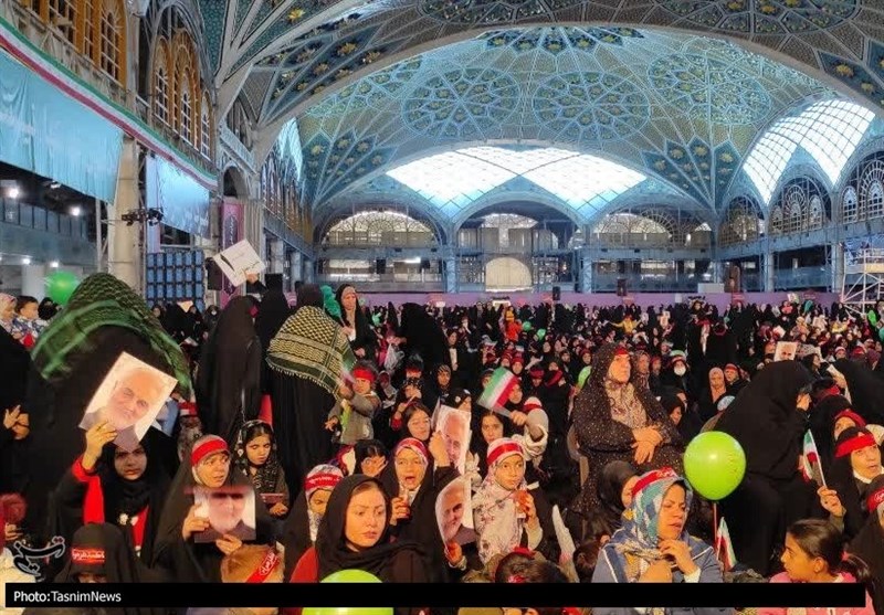 سپاه دختران حاج قاسم و بیعت با جانفدا + فیلم