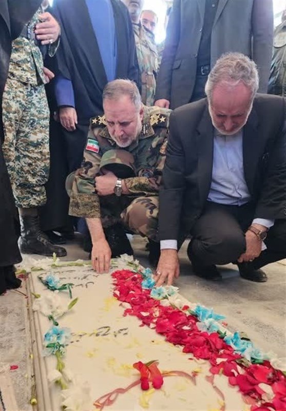 شهید شادمانی با موافقت خانواده در مسجدسلیمان میماند/ مراسم ویژه ایل بختیاری برای شهید همدانی+ تصویر