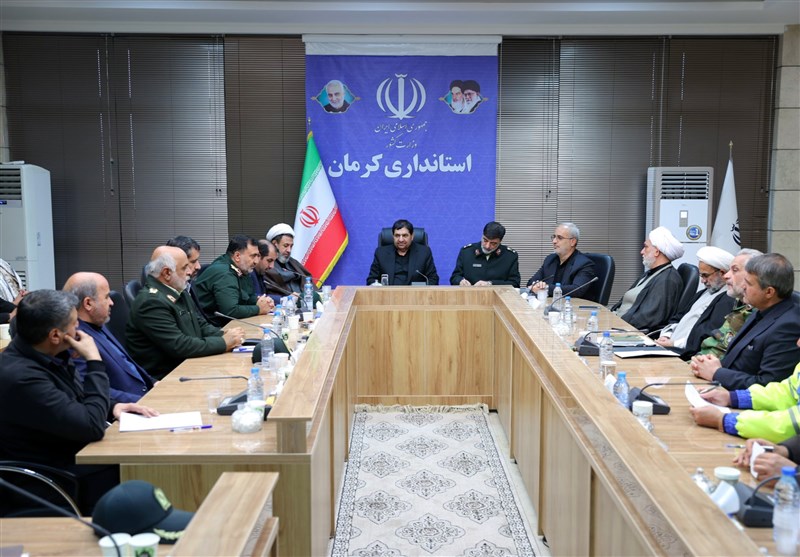 شورای تامین کرمان تشکیل جلسه داد/ 2 دستور مخبر برای مراسم تشییع و خاکسپاری + تصاویر