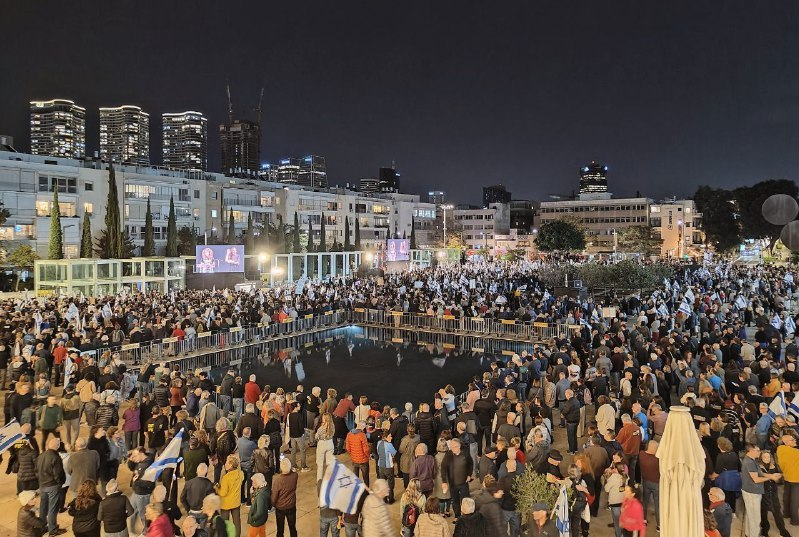 فیلم| تظاهرات ضد نتانیاهو در تلآویو به خشونت کشیده شد