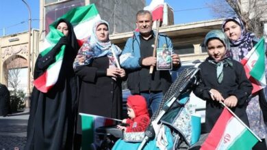 قیلم مردم یزد در محکومیت جنایت تروریستی کرمان + تصاویر و فیلم