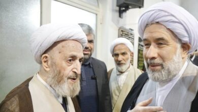 مراسم بزرگداشت همسر آیتالله سبحانی در قم برگزار شد+عکس