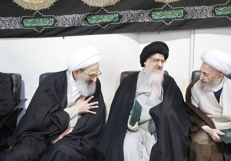 مراسم بزرگداشت همسر آیتالله سبحانی در قم برگزار شد+عکس