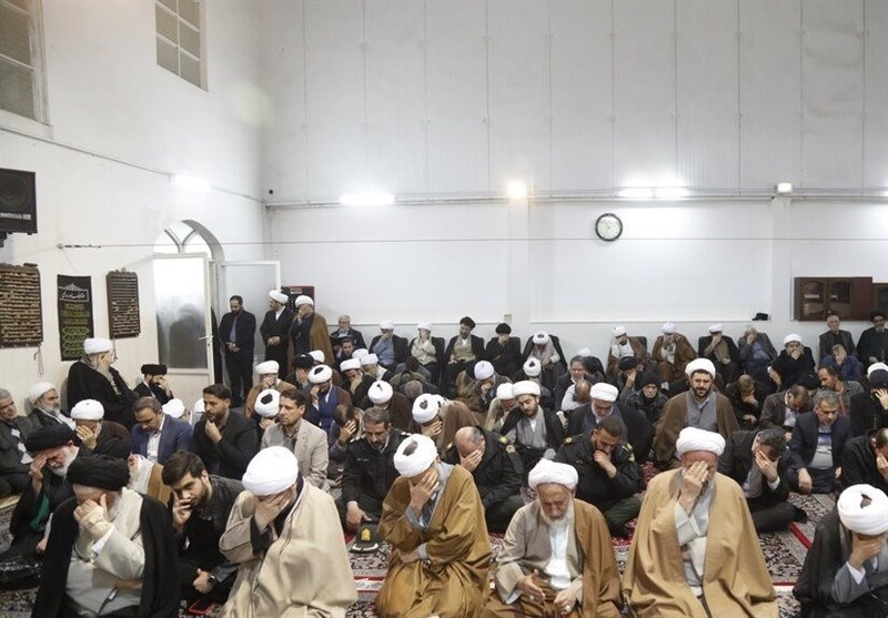 مراسم بزرگداشت همسر آیتالله سبحانی در قم برگزار شد+عکس