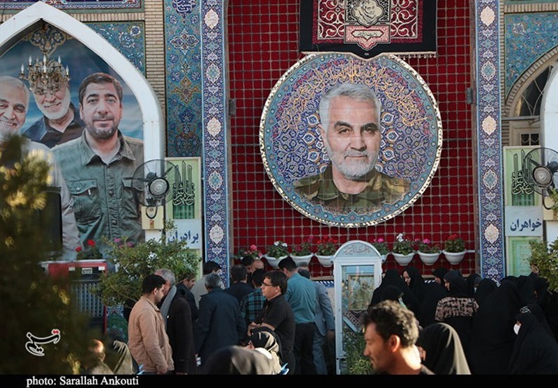 شهید سپهبد قاسم سلیمانی , حمله تروریستی کرمان , استان کرمان , شهید , شهدای ترور ,