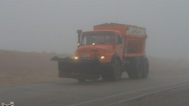 مهگرفتگی پدیده غالب این روزها در جادههای استان کرمانشاه
