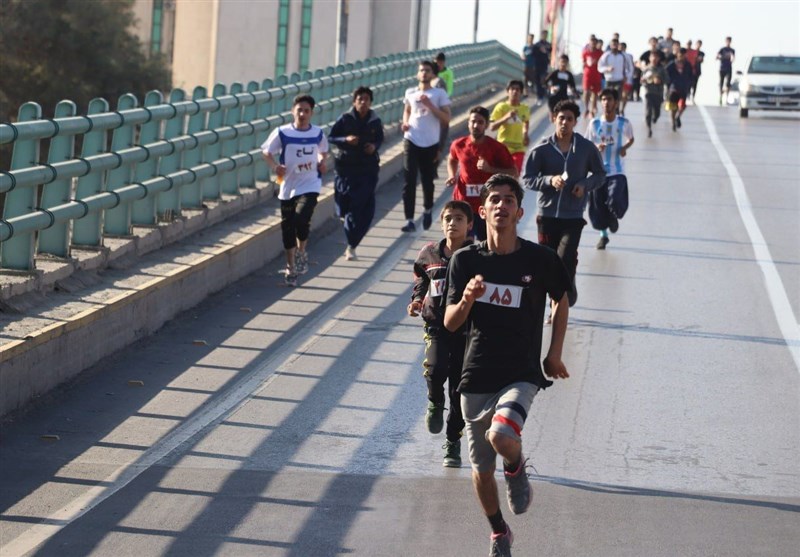 همایش دوومیدانی 1000 نفری زاهدانیها در حمایت از مردم غزه + تصاویر