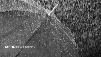 وقوع بارشها عمدتاً در مناطق غرب، شمال و شمال غربی کشور