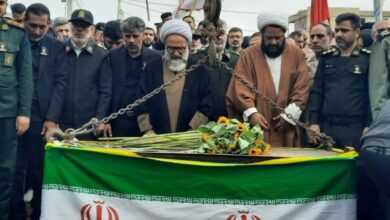 پیکر شهید سبحانی در سوسنگرد آرام گرفت + تصاویر