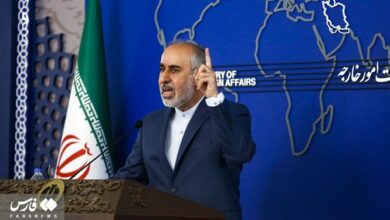 کنعانی: به تجاوز نظامی رژیم صهیونیستی پاسخ میدهیم