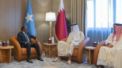 گفتوگوی رئیس جمهور سومالی با امیر قطر در دوحه