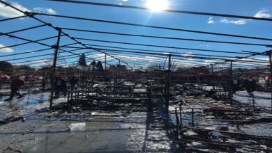 آتشسوزی در بازار نجفآباد+ فیلم