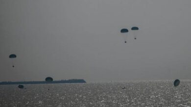 اردن کمکهای خود را از آسمان روی غزه فرود آورد