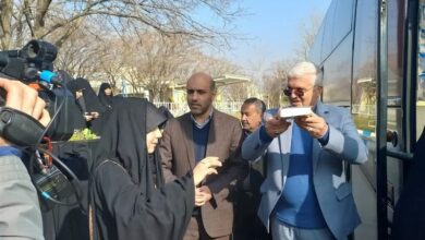 اعزام نخستین کاروان از مهاجرین افغانستانی به اردوی راهیان نور + تصاویر