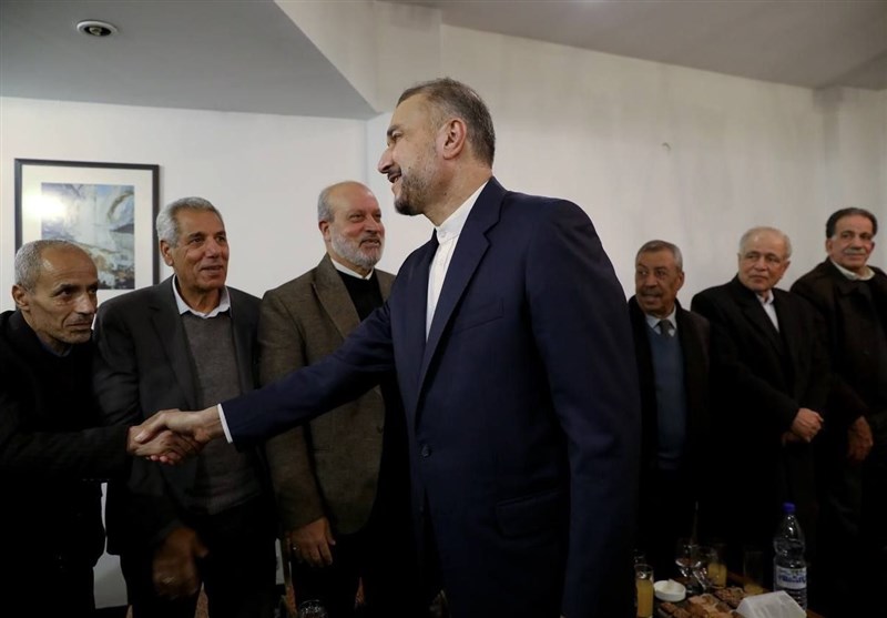 حسین امیرعبداللهیان , فلسطین , مقاومت فلسطین , رژیم صهیونیستی (اسرائیل) , کشور آمریکا , کشور سوریه , لبنان ,