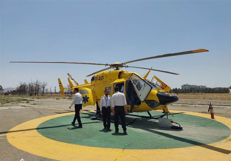 بازگشت بالگرد اورژانس مازندران به آشیانه