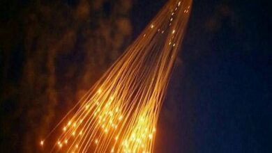 بمباران جنوب لبنان با شلیک بمبهای فسفری