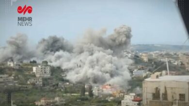 بمباران مناطقی از جنوب لبنان از سوی جنگندههای اسرائیلی+ فیلم