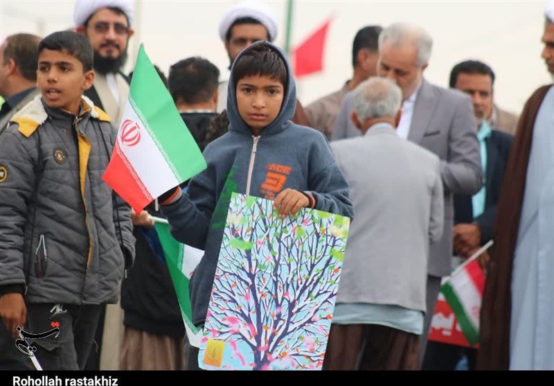 تصاویری از حماسه هرمزگانیها در جشن 45 سالگی انقلاب اسلامی